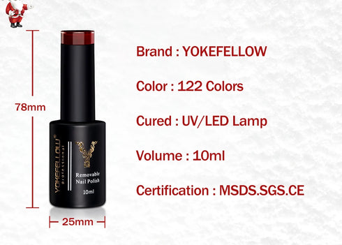 Vibrant 10ML Semi-Permanent Gel Nail Polish for Stunning Manicures - Low Odor Long-Wear Varnish - Ideal for Spring and Summer Nail Art