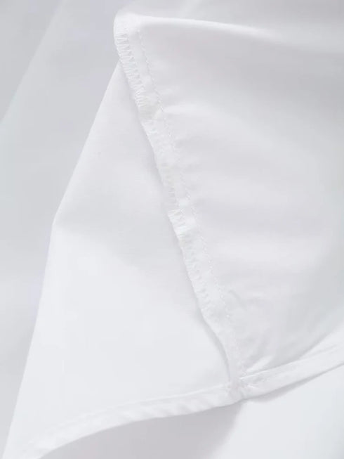 Chic Backless Midi Dress - Sleeveless V Neck Summer Beachwear for Women