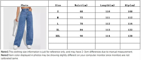 Baggy Jeans Retro High Waist Straight Leg For Women Ankle Length Denim With Pockets Casual Everyday