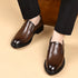 Luxury Men's Casual Loafers Leather Business Wedding Shoes Slip-on Office Formal Footwear