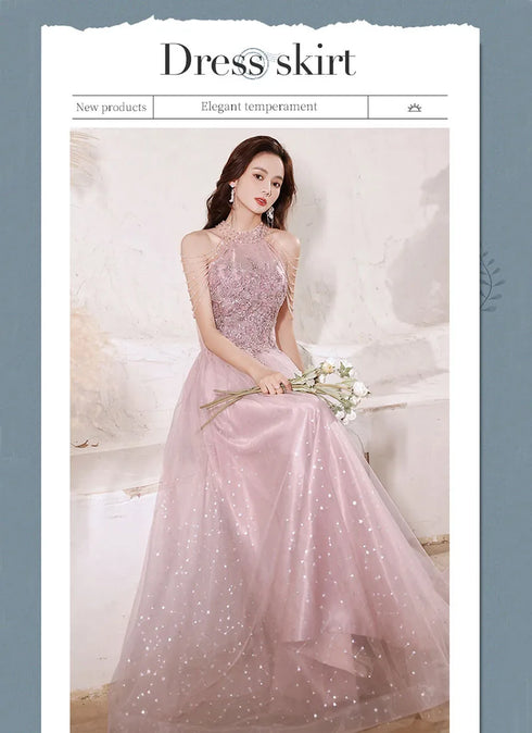 Luxury Evening Dress For Prom Summer Autumn Socialite Party