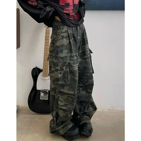 Baggy Jeans for Women High Waist Vintage Straight Wide Leg Denim Pants for Hip Hop Style Womens Jeans