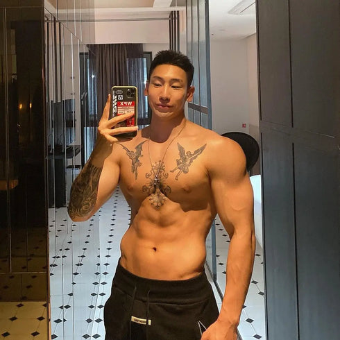 Men's Shorts High Street Retro Casual Fashion Cotton Double Zipper Five Point Pants Summer Sports Fitness Loose Shorts