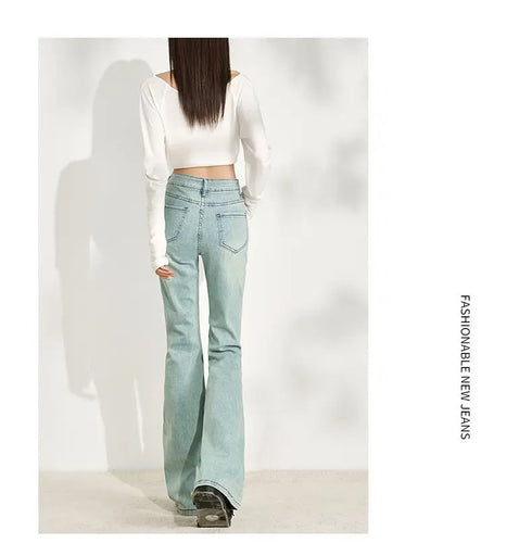 Baggy Jeans For Women - Wide Leg Denim Pants, Vintage Aesthetic, Loose Fit Casual Jeans