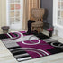 Geometric Circle Area Rug for Living Room Decor and Bedroom Use