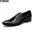 Italian Handmade Men's Oxford Shoes Real Calf Leather Classic Brogue Business Wedding Dress Shoes