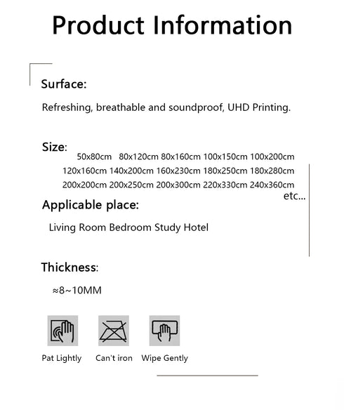 Minimalist Beige Art Stripe Carpet Soft Large Area Rug for Bedroom and Living Room Decor