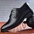 Men's Formal Leather Shoes Pointed Toe Loafers for Office Business Casual Wear