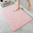 Mat Non Slip Cobblestone Embossed Bathroom Rug Memory Foam Doormat