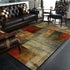 Abstract Geometric Large Rugs for Living Room Nordic Retro Home Mats Non-Slip Washable Carpet