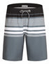 Striped Beach Shorts Men Fashion Swimwear Board Shorts Trunk