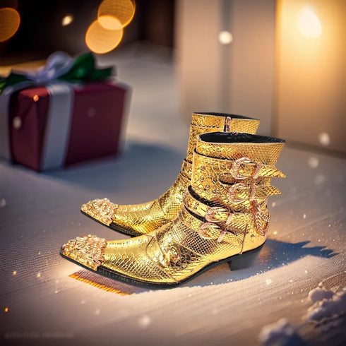 Luxury Men's Chelsea Boots - Genuine Leather Formal Wedding and Party Footwear