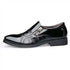 Stylish Men's Leather Oxfords - Comfortable Round Toe Flats for Office, Business, and Wedding Occasions