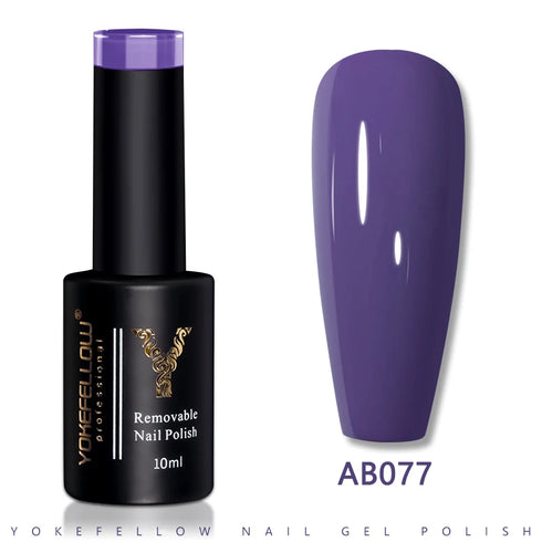 Vibrant 10ML Semi-Permanent Gel Nail Polish for Stunning Manicures - Low Odor Long-Wear Varnish - Ideal for Spring and Summer Nail Art