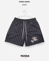 Striped Pattern Casual Shorts for Men's Fitness and Basketball