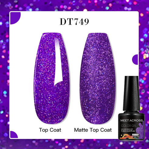Vibrant 7.3ml Semi-Permanent Gel Nail Polish for Stunning Nail Art and Manicure - Soak Off LED UV Varnish for Long-Lasting Beauty