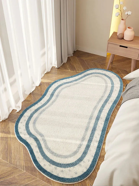 Shaped Bedroom Carpet Soft Modern Home Decoration Aesthetics Cloud Rug