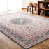 Machine Washable Vintage Area Rugs for Living Room with Non-Slip Rubber Backing
