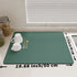 Solid Kitchen Super Absorbent Dish Drying Mats Non-Slip Draining Pads Quick Dry Tableware Accessories