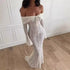 Mozision Lace Off-shoulder Sexy Maxi Dress Elegant Evening Dress