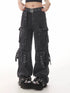 Classic High Waist Wide Leg Women’s Jeans with Multiple Pockets - Perfect for Casual Street Style and Fall Outfits