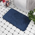 Cobblestone Embossed Non-Slip Bath Mat Memory Foam Carpet for Bathroom Shower Room Doormat