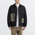 Men's Retro Colorblock Bomber Jacket with Pockets - Casual Autumn Baseball Uniform for Stylish Outfits