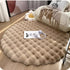 Nordic Round Carpets Plush Floor Mat Soft Area Rugs Shaggy Indoor Decor
