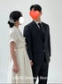 A-Line Elegant Wedding Dress With Lace-Up Back Short Sleeves Silk Satin Modern Gown