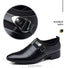 Luxurious Men's Leather Oxfords - Breathable Formal Dress Shoes for Office, Weddings, and Daily Wear, Elegant Slip-On Moccasins with Rubber Outsole