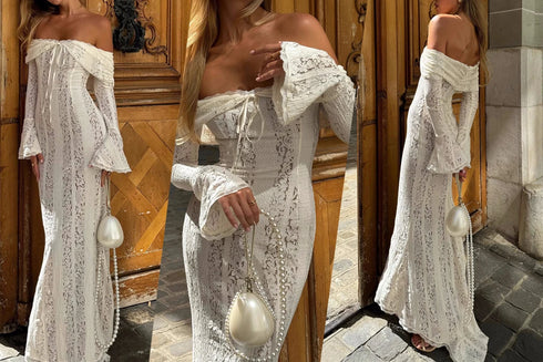 Suninheart Summer Strapless Fit and Flare Party Dress