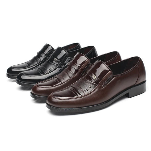 Stylish Men's Oxford Dress Shoes - Formal Round Toe Business and Wedding Loafers for Every Occasion, Comfortable and Breathable Fashion Footwear