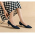 Stylish Women's Pointed Toe Slip-On Flat Pumps for Casual Spring and Autumn Wear