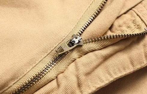 Khaki Half Men's Cargo Shorts Bermuda Designer Jogger Pants