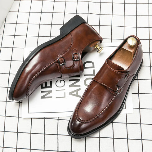 Men's Luxury Designer Loafers Leather Shoes - Elegant Oxfords Fashion Dress Footwear for Formal Occasions, Perfect Slip-On Style for Parties and Events