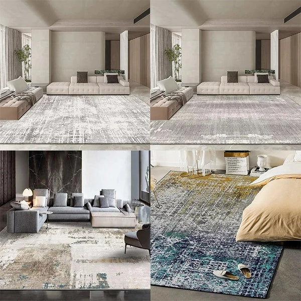 Nordic Modern Wilton Abstract Area Rug for Living Room and Bedroom