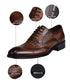 Elegant Men's Oxford Leather Shoes for Office Wear - Comfortable, Wear-Resistant, and Stylish Casual Footwear for Formal Occasions