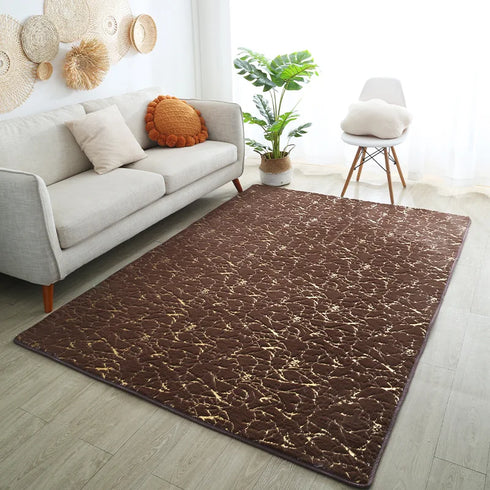 Faux Rabbit Fur Rug for Living Room Luxury Plush Carpet Mat for Bedroom and Bathroom