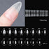 120pcs Matte Press On Nail Tips - Soft Full Cover Oval Almond Fake Nails for Spooky Season and Autumn Glam