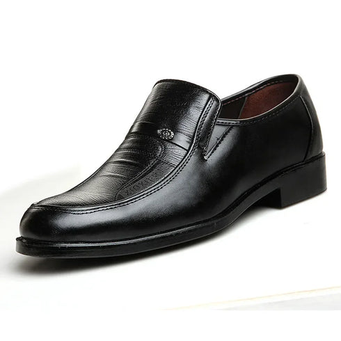 Elegant Slip-On Loafers for Men - Versatile Round Toe Casual and Business Shoes, Handmade Mocasines for All-Day Comfort