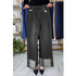 Elastic Waist Jeans For Women High Waist Wide Leg Denim Pants Loose Fit Casual Trousers