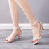 Glamorous Rhinestone Strappy Summer Pumps with 5cm Stiletto Heels for Women