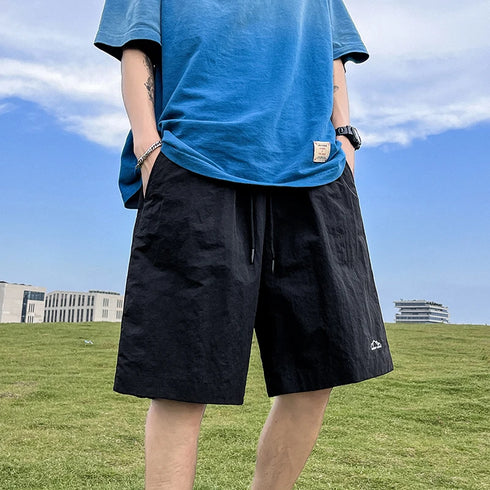 Men's Shorts Pants Summer Casual Drawstring Baggy Trousers