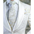 Luxury Jacquard Men Suits One Button Slim Fit Wedding Tuxedos Elegant 2 Piece Jacket Pants