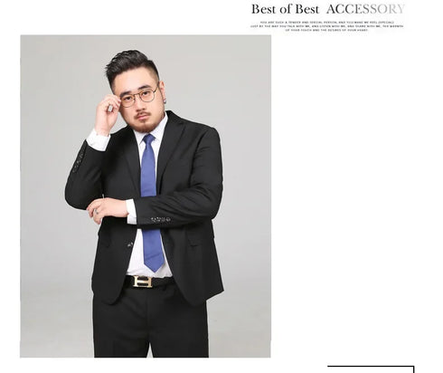 Men's Formal Suit Blazer and Pants Set for Weddings and Office Wear