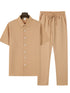 Men's Summer Business Casual Shirt and Pants Set
