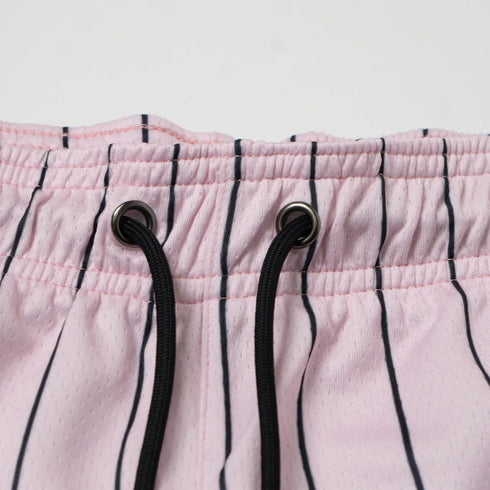 Striped Pattern Casual Shorts for Men's Fitness and Basketball