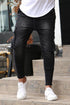 Men's Slim Fit Stretch Jeans Multi Pocket Cargo Trousers