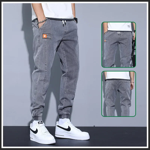 Loose-Fit Men's Jeans Casual Versatile Trendy Harem Pants