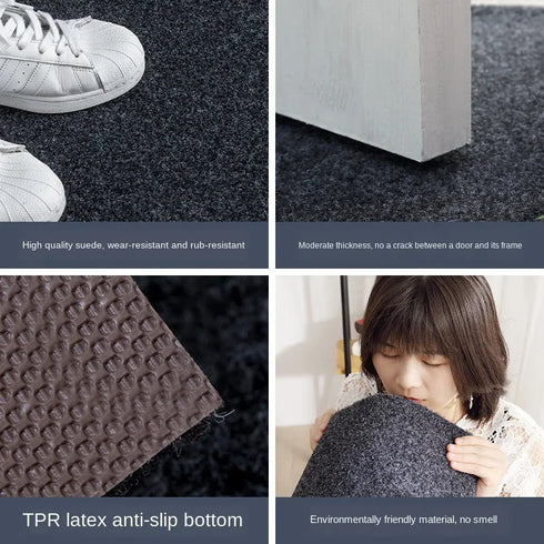 Durable Oriental Entry Mat - Skid-Proof Outdoor Dust Cleaner